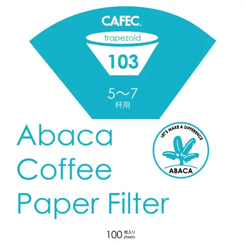 Cafec Abaca Trapezoid 103 Filtre Kağidi No-4