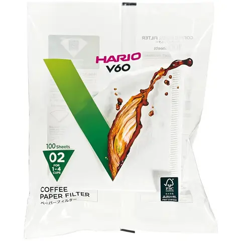 Hario V60 02 Dripper Filtresi (100 adet)