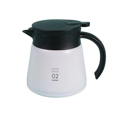 Hario V60 02 Yalıtımlı Paslanmaz Servis Sürahisi Beyaz (600)