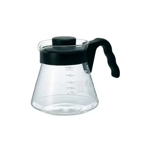 Hario V60 02 Drip Kahve Servis Sürahisi – 700 ml Isıya Dayanıklı Cam, Japonya Üretimi